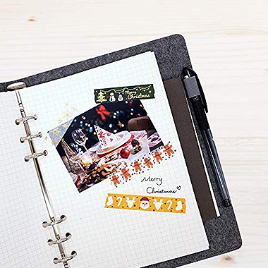 La prenda impermeable deja a CMYK la cinta flaca de encargo de Washi para la decoración de los ornamentos