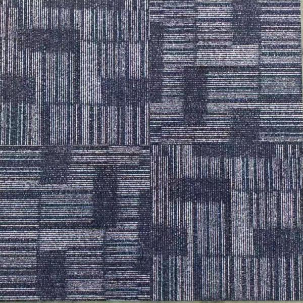 5-Star Hotel Square Nylon Printed Carpet Tiles Made by Nylon with PE Modular Backing