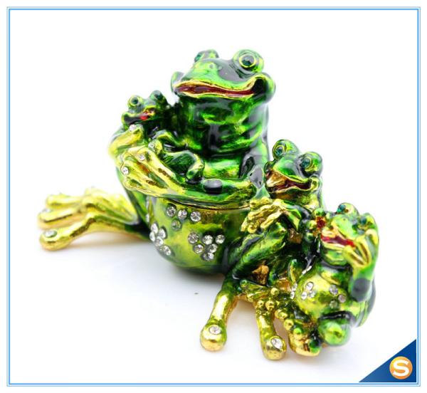 Hot Sale Lovely Frog Trinket Box Fashion Jewelry Box For Family's Gift SCJ808