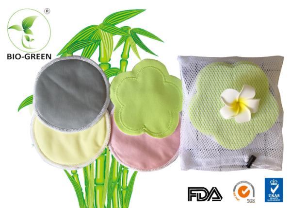 Water Resistant Bamboo Cloth Pads , Ultra Thin Bamboozies Breast Pads