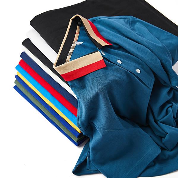 Printemps été automne 230gsm Sublimation T-shirt homme polo 100% coton Polo garçon