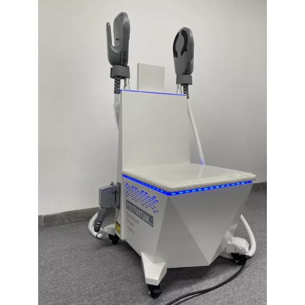 White 7 Tesla EMS Muscle Stimulator Machine Air Cooling For Weight Loss