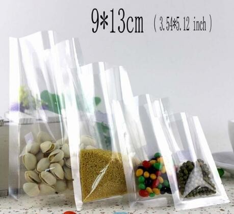Clear OPP Cute Cookie  Plastic Packaging Bread Bags wihtg Heat Seal