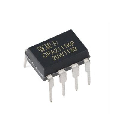 OPA2111KP DIP-8 en ligne OPA2111 amplificateur de précision puce de circuit intégré à double canal amplificateur opérationnel IC faible bruit