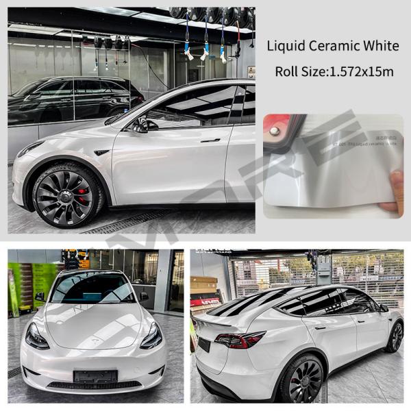 Ceramic White Color Changing PPF Paint Protection Film 1.52*15M TPU Car Wrap Vinyls