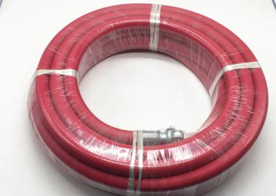 Rubber Jack Hammer 300 Psi Air Hose Assembly ID 3/4 X 50' Red Color