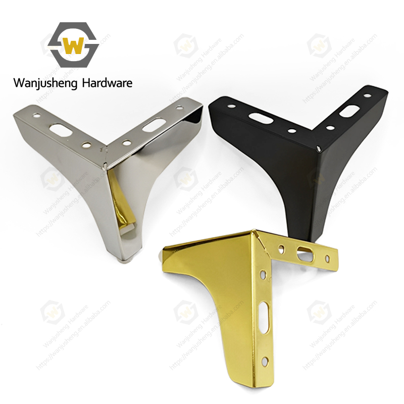 Light Luxury Metal Furniture Legs for Sofa Bed Chair & Coffee Table-Modern Design Durable Iron Outdoor Use