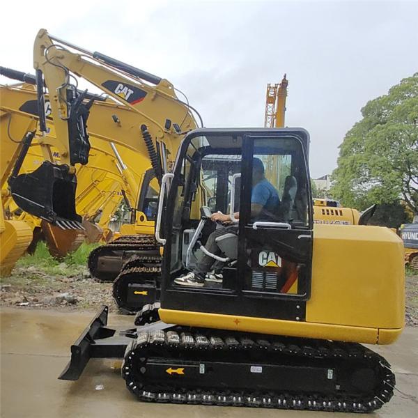 Gato Amarelo Mini Excavadora Usada 305,5E 5,5 toneladas Em boas condições Balde 0,22 M3
