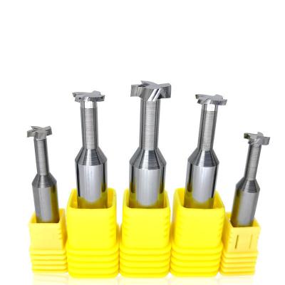 Tungsten Steel Alloy T Slot Milling Cutter Machining Hard Aluminum Copper Wood