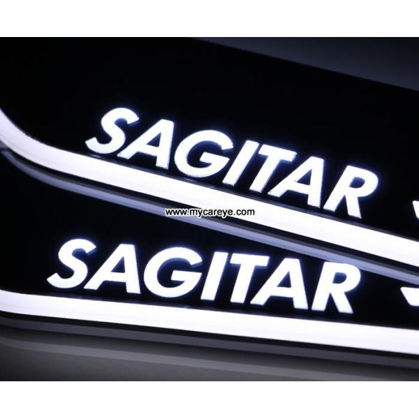 Volkswagen Sagitar car welcome light led Moving Door sill Scuff Pedal Lights