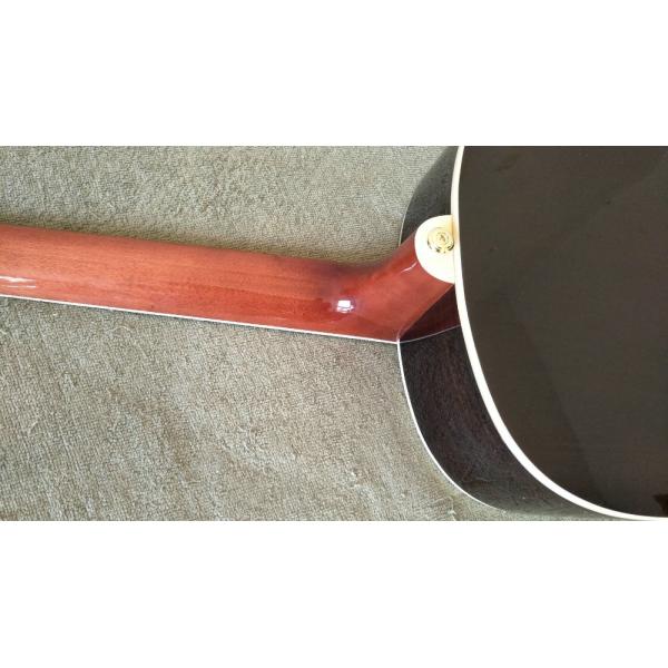 Guitar Factory Customization Acoustic Guitar Vintage Top AAA Sitka Solid Spruce Body Guitar with Fishman pickups