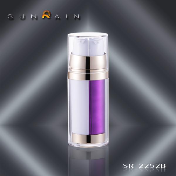 A cor personalizou garrafas vazias da loção, SÊNIOR - garrafas de 2252B PMMA para a loção