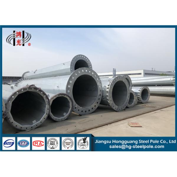 Поляк башни электрической стали, стальное соединение фланца поляков передачи