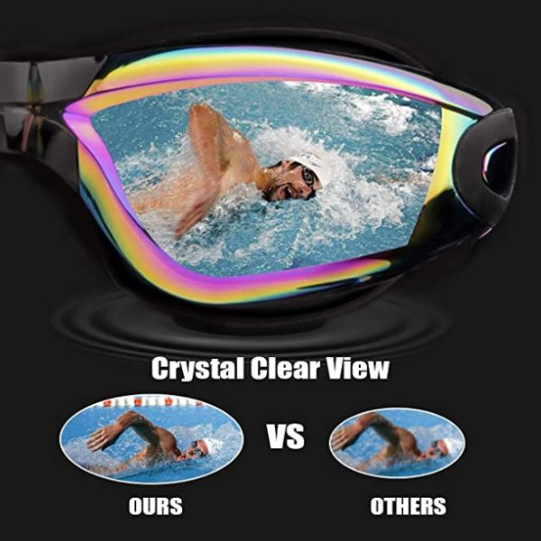 Custom OEM Anti-Fog Anti-UV HD Lens Swimming Goggles Professional Swimming Glasses