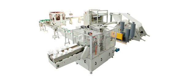 3000Kg/8hr Facial Tissue Production Line Automatic Box Drawing Automatic Facial Tissue Machine