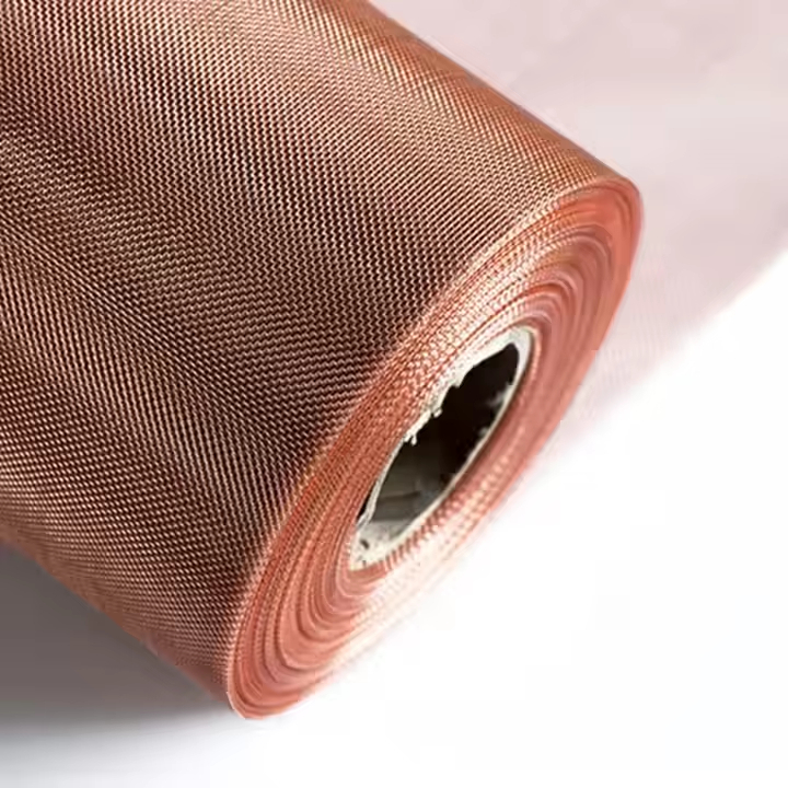 Wholesale Copper Wire Mesh 8-120 Mesh with 0.10-0.80mm Wire Diameter for Industrial Filtration Applications