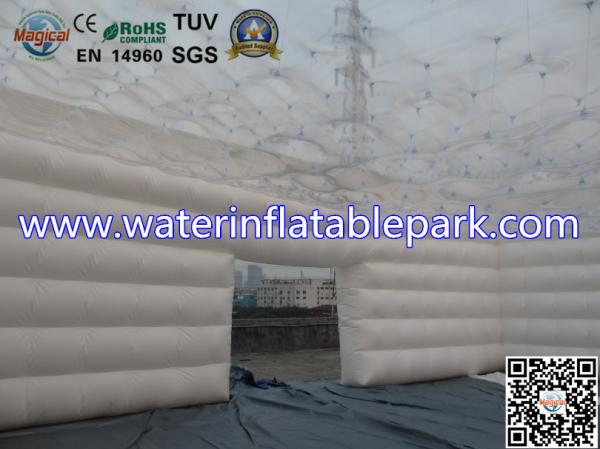 Outdoor Heavy Duty Garden Inflatable Party Tent  With Clear Roof