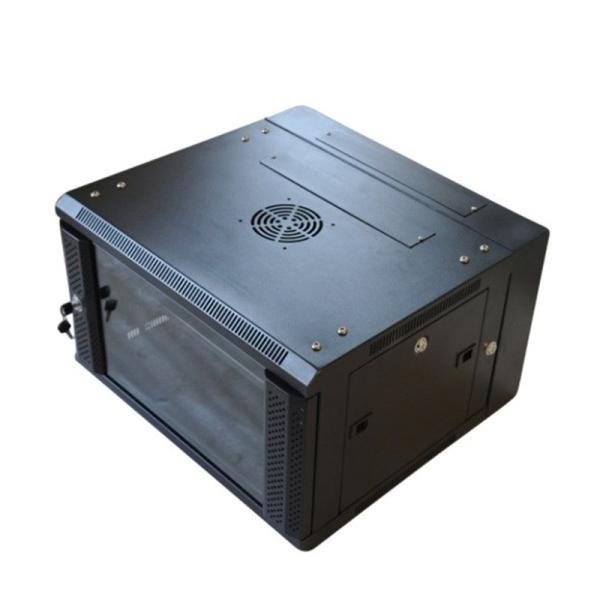 19 Inch 6u Wall Mount Server Rack Cabinet SPCC Cold Rolled Steel Corrosion Resistance