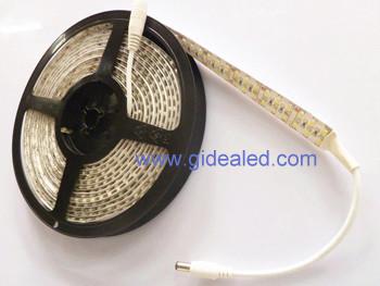 Waterproof flexible LED strip SMD3528 drip PU glue,double line flexible LED strip IP65