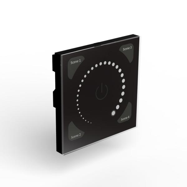 Умный выключатель затемнения экрана касания кнопка 90 * 90мм современная 5 лет г