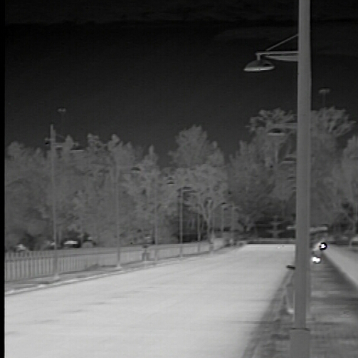 cámara de seguridad termal triple del Fov de 520m m/de 150m m/de 50m m, dispositivo de toma de imágenes térmica