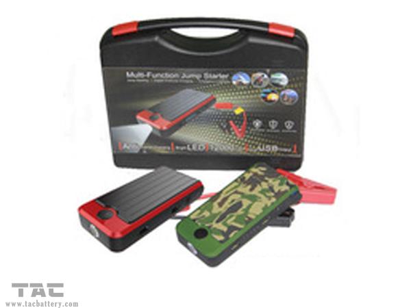 Acionador de partida portátil preto 12000mAH 165 x 75 x 26mm do salto do carro Lifepo4