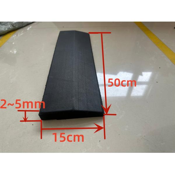 Heavy Duty Solid Black Gym Rubber Flooring Tile 20mm - Tile (1m X 1m) with Edge
