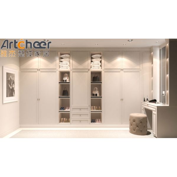 Modern Stylish Walk In Wardrobe with Customized Size and Eco Friendly Material for Bedroom