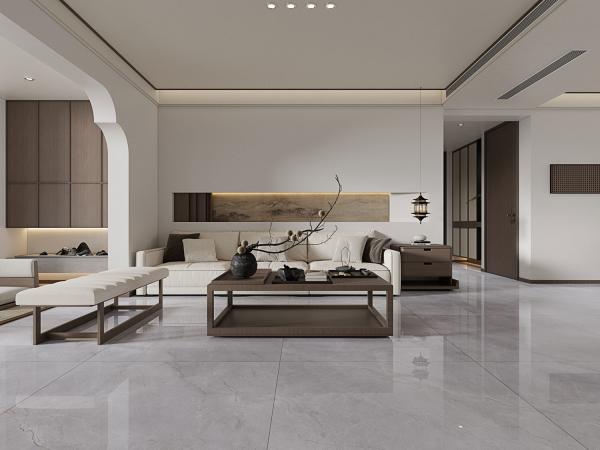 Gray Polished Sintered Stone Slabs 1200x1200mm Acid-Resistant