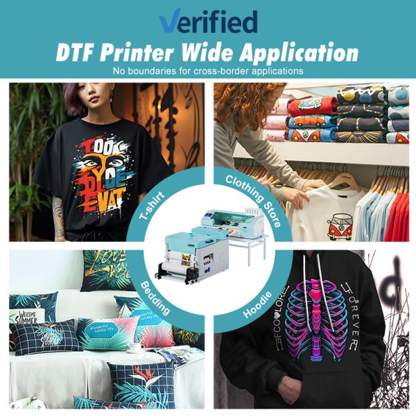 FCOLOR Good Quality A3 A4 DTF Sheets Hot Cold Peel Transfer Prints DTF PET Film for XP600 I3200 DTF Printing Tshirt Transfer