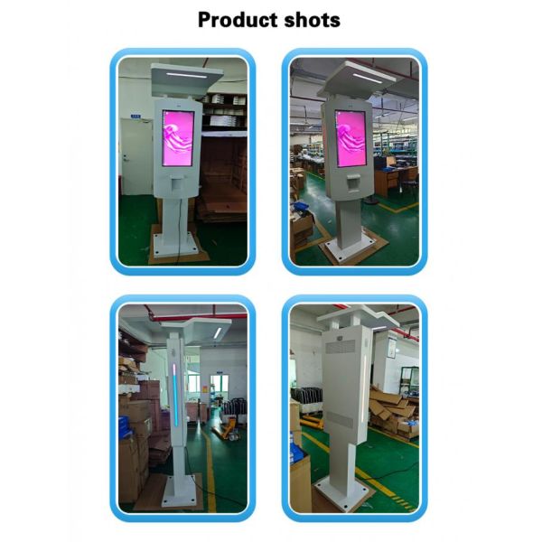 32Inch Outdoor Android PC Self Service Payment Kiosk with LED Strip