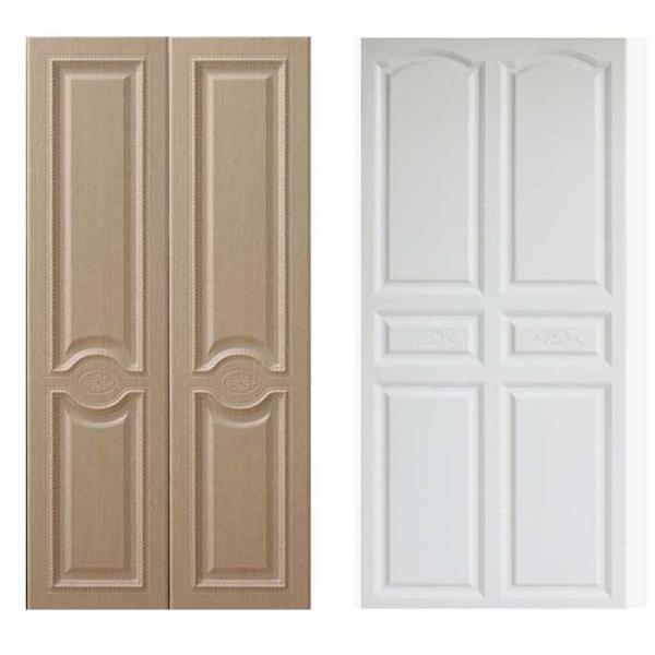 Custom Made Bedroom Wardrobe Doors Solid Color With 760*50*180CM Size
