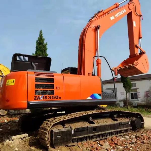 Excavadora Hitachi usada 350-5g Para construção de estradas, Excavadora hidráulica