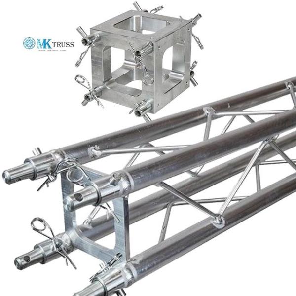 290mm 400mm Aluminum Alloy Square Truss 3 Ways Corner Junction Box with Accessories