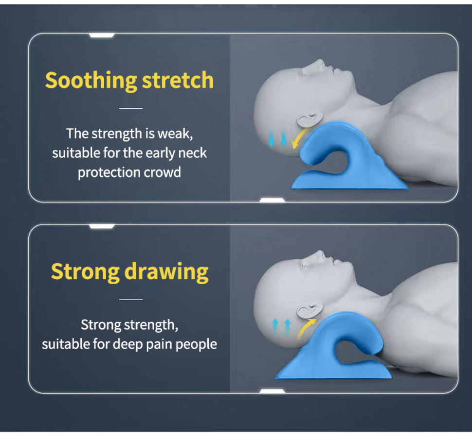 EVA Material Neck Stretcher Cervical Traction Device with Customized Color and CE ROHS Certification for Neck Pain Relief