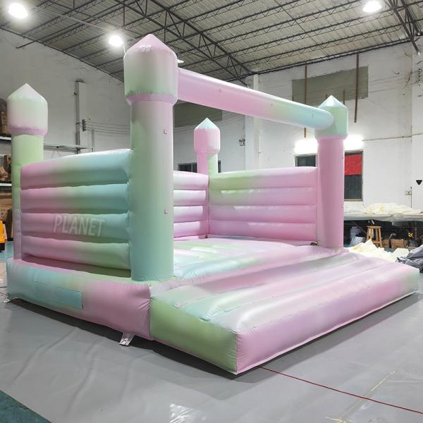 Commercial Moonwalk Pastel Bounce House Wedding Bouncy House Jumping Castle For Adults and Kids