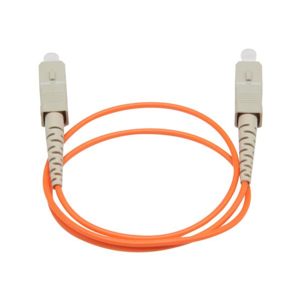 Simplex Multimode PVC Fiber Optic Patch Cable SC/MM to SC/MM