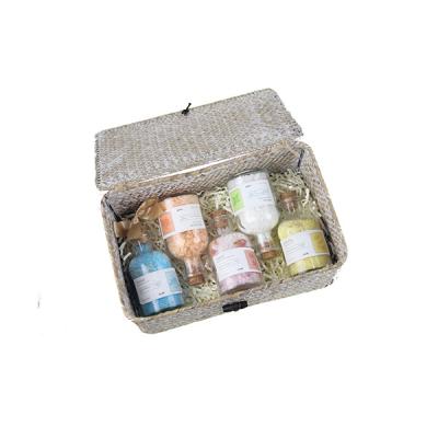 Aromatherapy Scented Relaxing Bath Salts Natural Hemp Sea Soak Salt Gift Set
