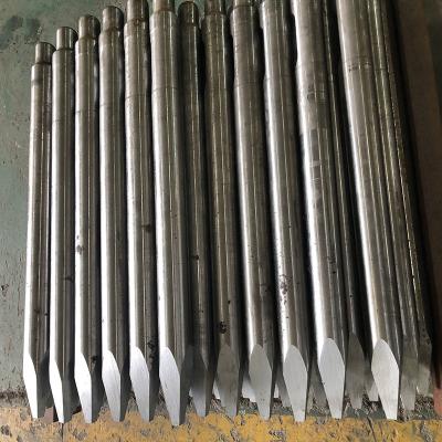 195 mm de diâmetro Chisel de martelo hidráulico para demolição pesada na construção de escavadeiras de 50-60 toneladas