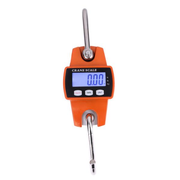 Célula de carga digital de alta precisión 300KG Acero OEM 3*AAA Pila seca OCS-L Mini grúa báscula gancho industrial báscula