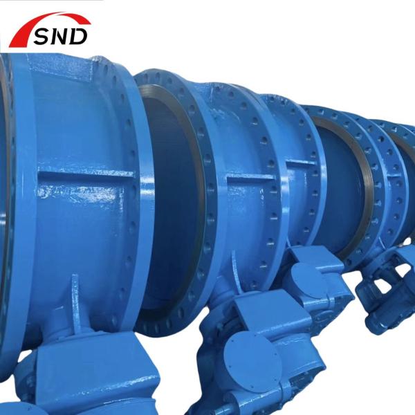 Metal Sealed Large Diameter Butterfly Valve 150LB 300LB 600LB Pressure Rating