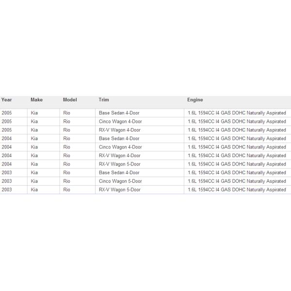 клапаны двигателя корейское 0K2NC автомобиля входа 0K2NC12111 12 111 пригонка 03-05 Kia Рио 1.6L-L4