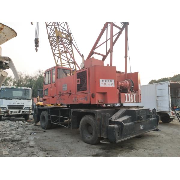 49 Km / H Max Speed Used Cranes 2.3 Cbm Bucket Capacity Mitsubishi Engine