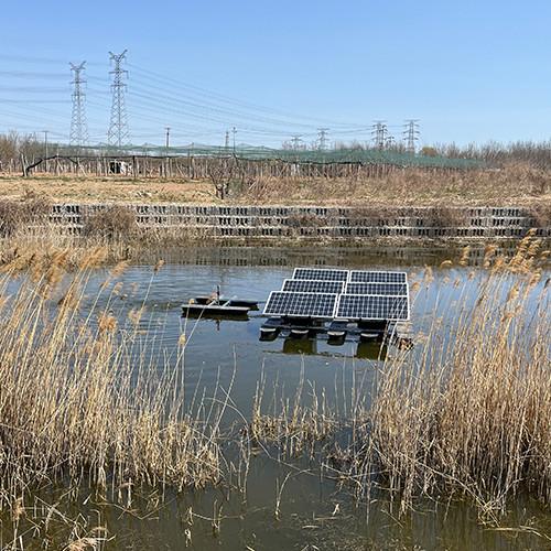 Aérateur de bassin flottant solaire écologique pour poissons, alimenté par l'énergie solaire