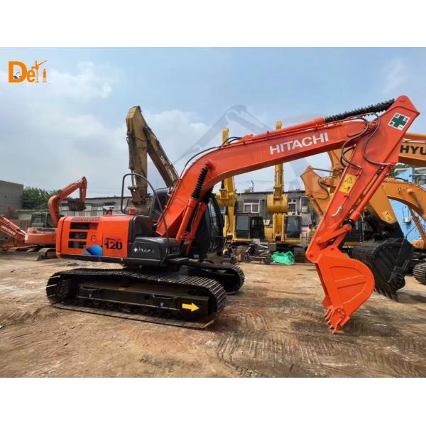 EX120-3 Excavatrice Hitachi d'occasion, machine de construction d'occasion avec moteur CC-4BG1TC