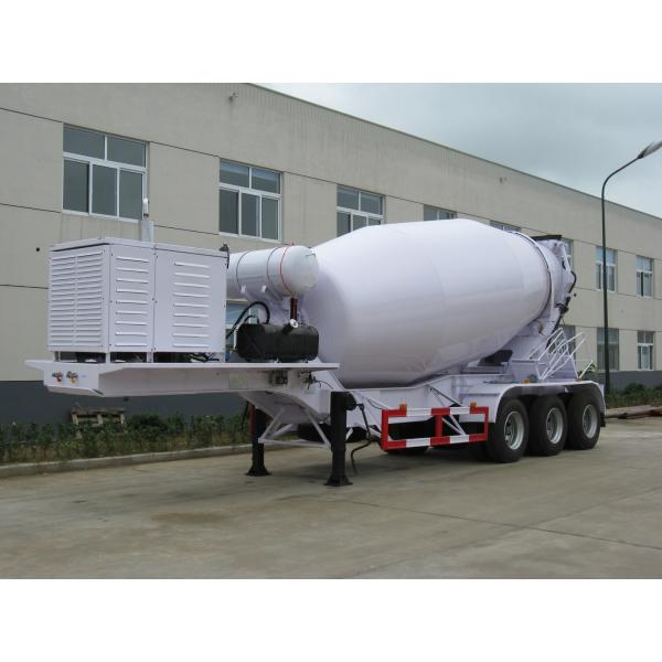 SINOTRUK HUAWIN 3 axles concrete mixer semi trailer