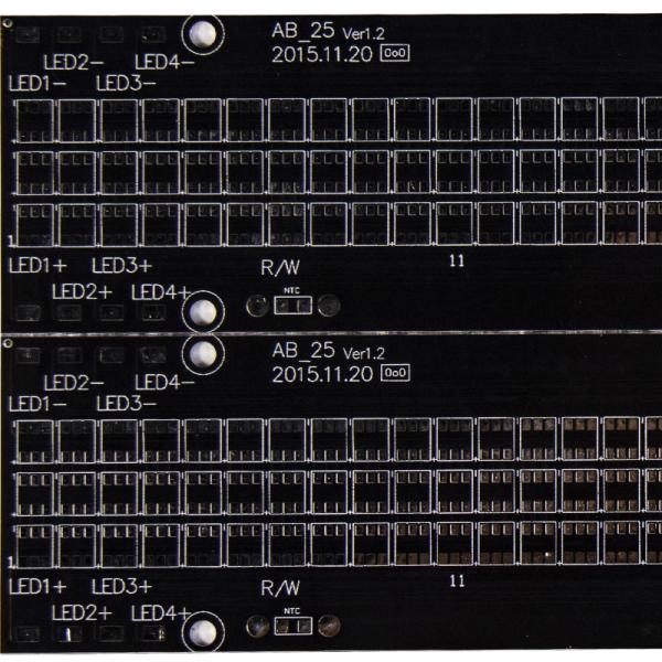 Тонкая трасса V ОТРЕЗАЛА скашивая изготовленный на заказ аттестованный UL CE ROHS PCB СИД