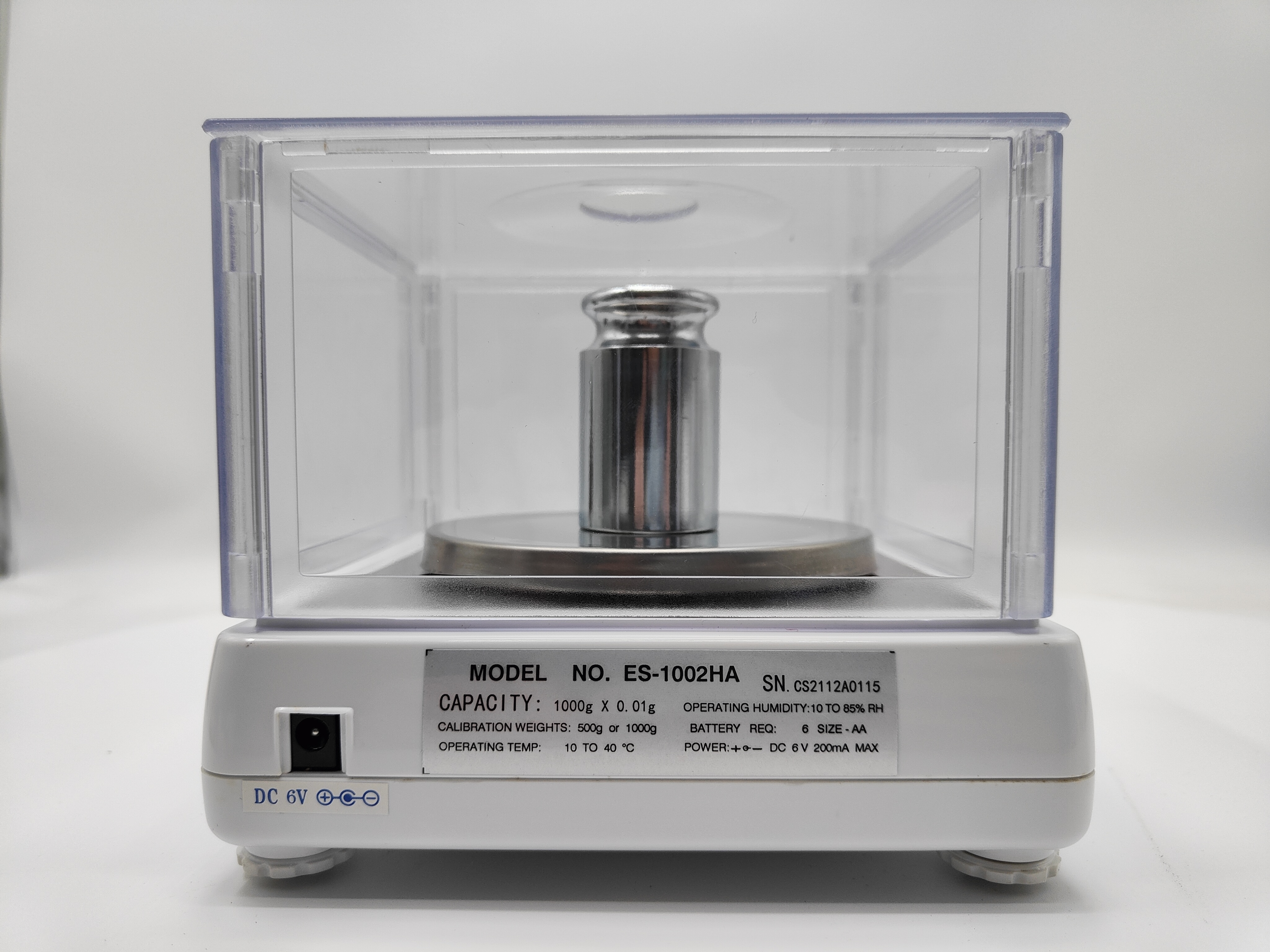 ES-1002HA Electronic Analytical Balance 120g Capacity, 0.1mg Readability, Internal Calibration