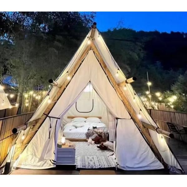 Роскошная гостиничная палатка толщенная ткань навес кемпинг сафари палатка на открытом воздухе