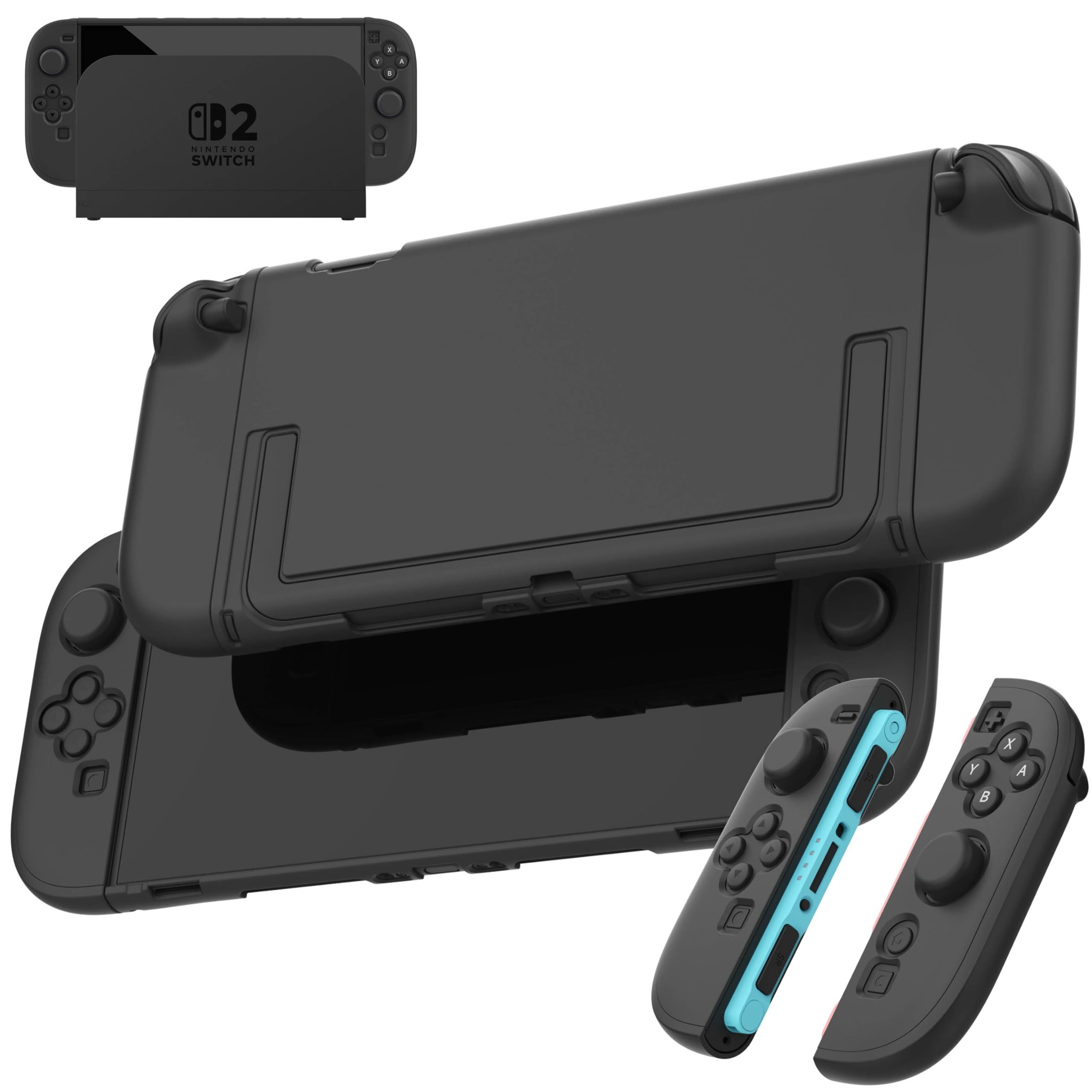 Laudtec Dockable Case For Switch 2 2025 Protective Cute Protective Cover Case Slim PC Cover Shell